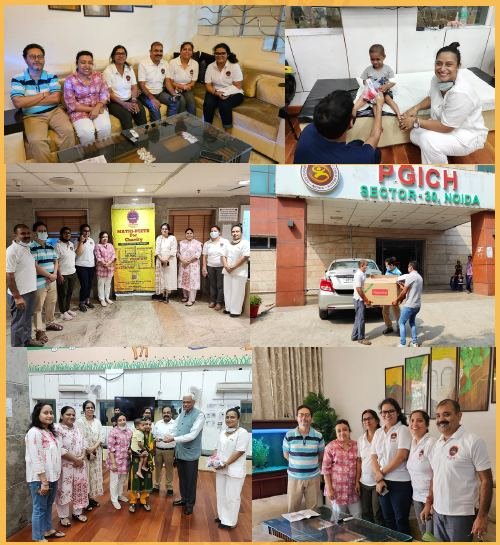 Independence Day at PGI child cancer hospital