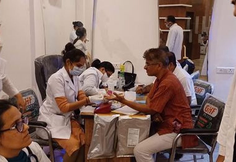 Health camp run by Matri Peeth